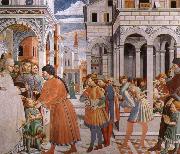 Benozzo Gozzoli Scenes From the Life of St.Augustine oil on canvas